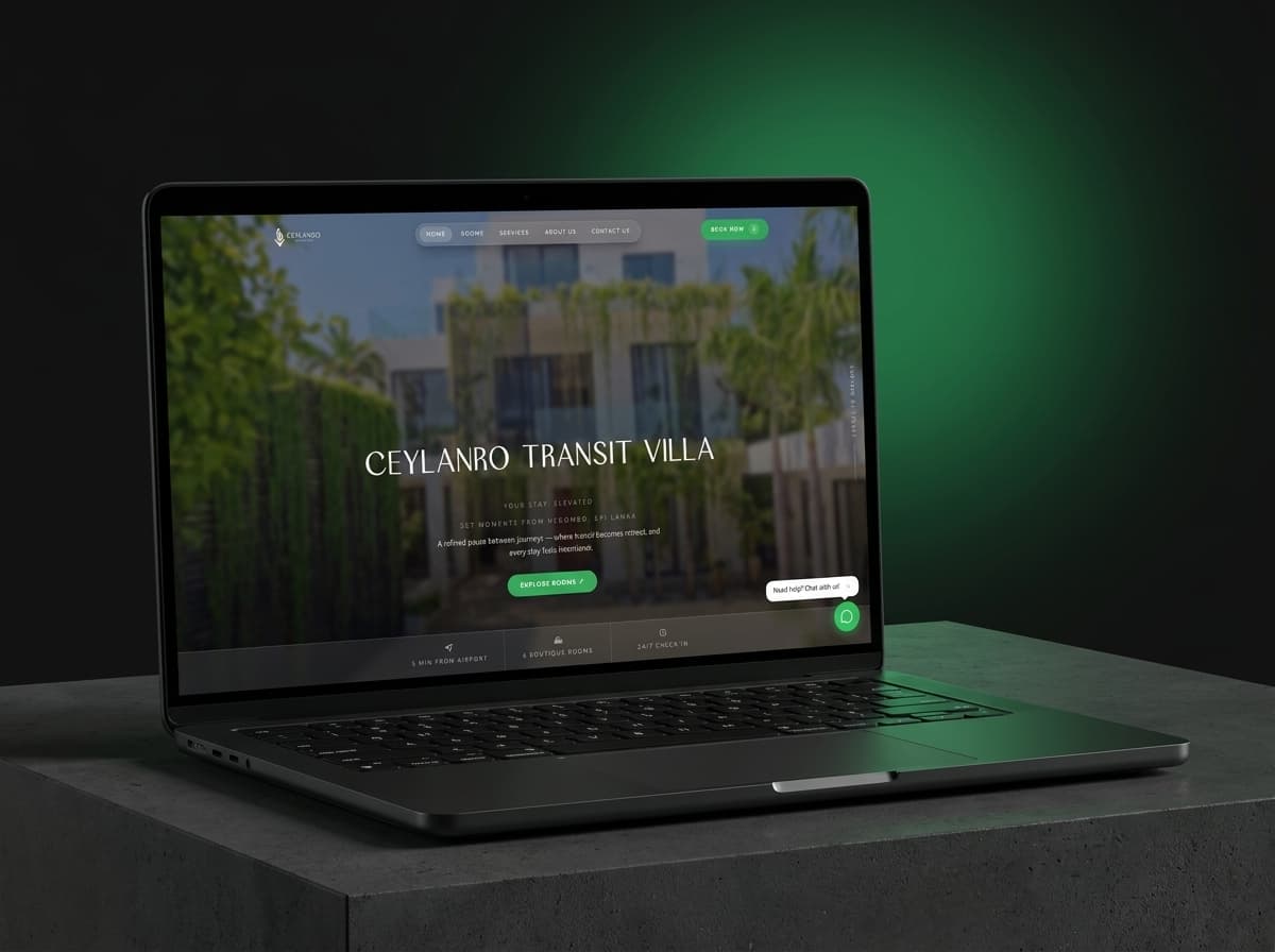 The Ceylanro Transit Villa home page